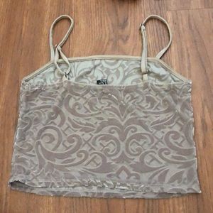 Velvet crop top